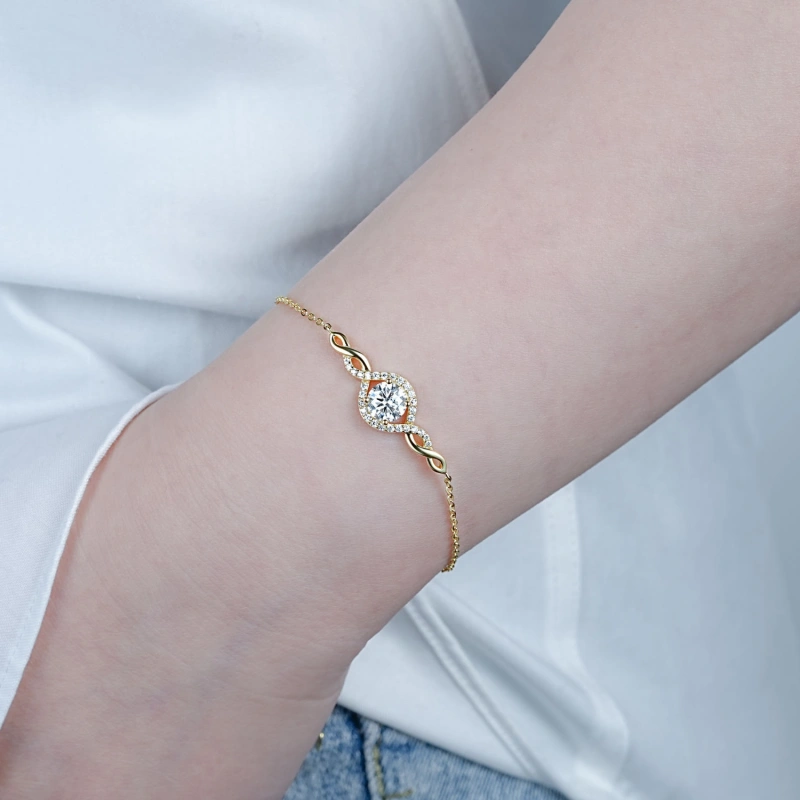 Angel Tears Moissanite Bracelet for Women, 925 Sterling Silver, Everyday Luxury Fine Jewelry Gift | Mireli Jewelry