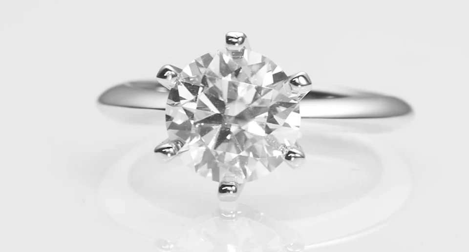 Elegant moissanite engagement ring representing modern love, ethical sourcing, and timeless beauty